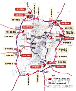 内环外移重庆内环高速变身"城市快速干道"