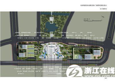杭州东站枢纽广场综合体绿化景观方案公示